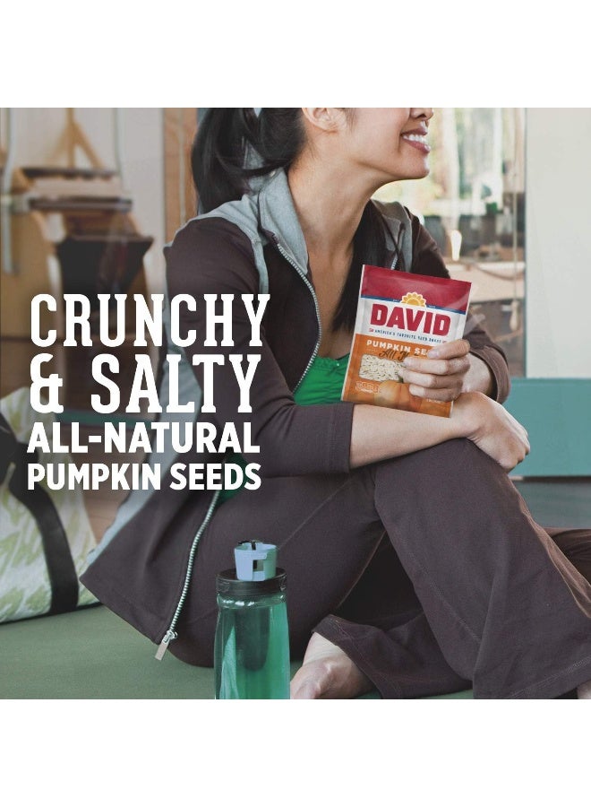 DAVID Seeds DAVID Roasted and Salted Pumpkin Seeds - 5 oz - Image 4
